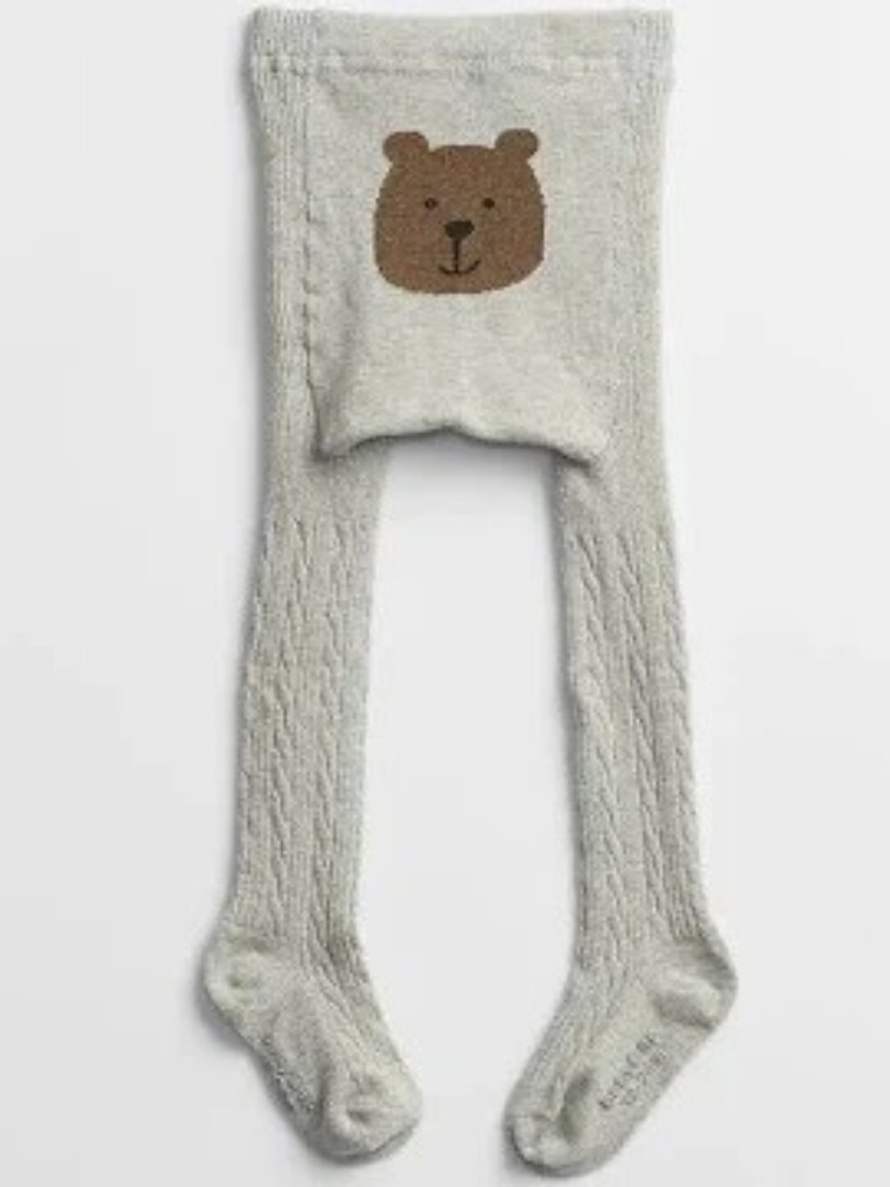 Baby Gap Brannan Bear Knit Tights for Babies - Light Gray, 12-24 Months